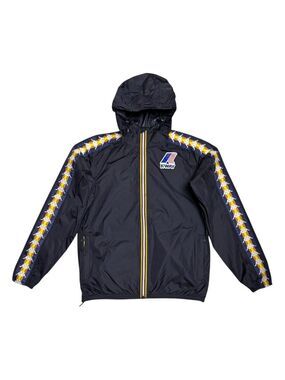 K-WAY x KAPPA Jacket Le Vrai Claude Waterproof Designer Windbreaker Womens Small